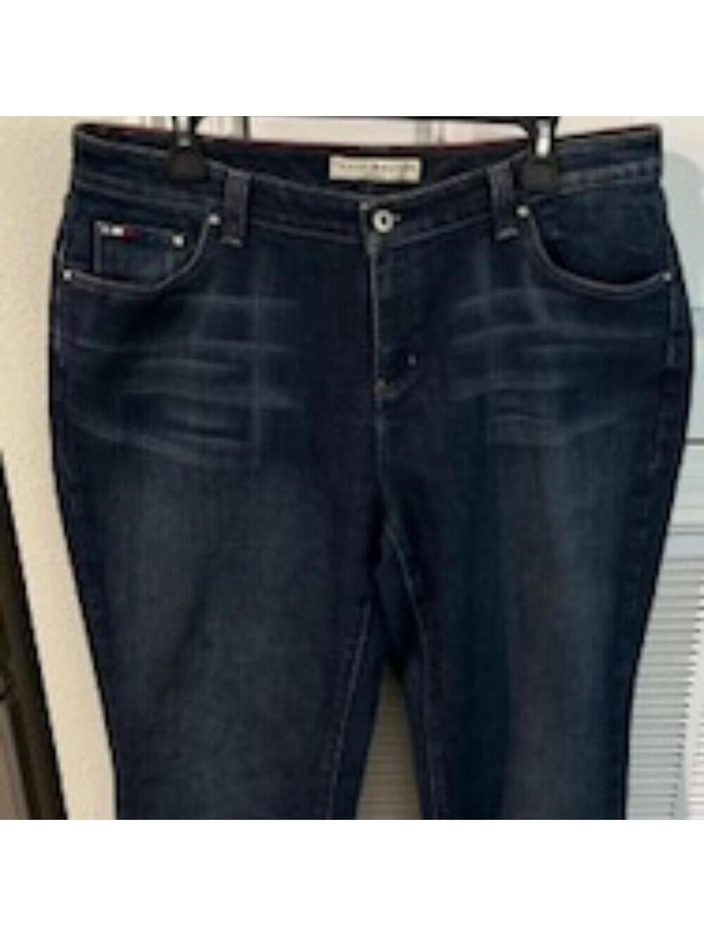 Tommy Hilfiger Y2K Women’s Plus Size 14 Hipster Bootcut Jeans 2005 Vintage Denim